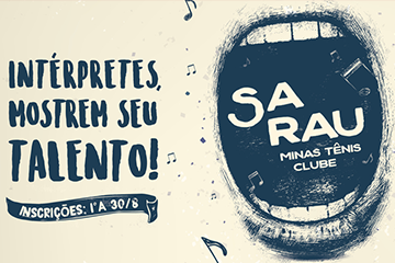 Rede Minas apoia o Sarau Minas Tênis Clube