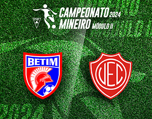 Rede Minas transmite partida entre Betim e Valeriodoce pelo triangular do Campeonato Mineiro Módulo II