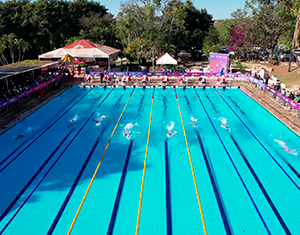 Disputas de natação e taekwondo no Jemg são transmitidas na multiprogramação da Rede Minas