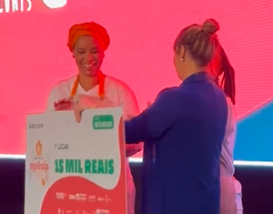 Alessandra de Oliveira foi a campeã dos Mestres da Merenda